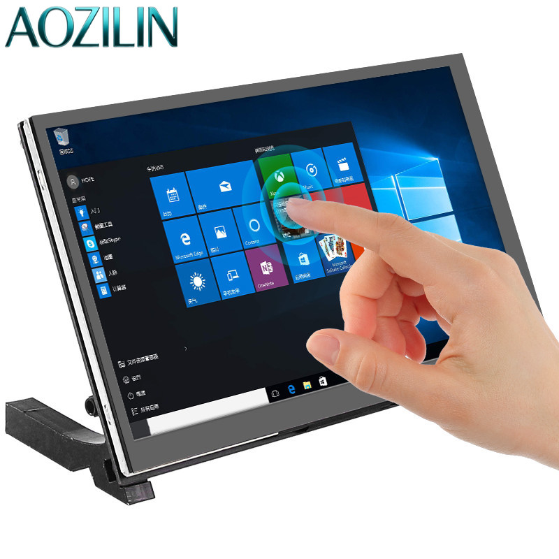 شاشة عرض AOZILIN مقاس 5/7/10.1 - مراجعة Raspberry Pi 10.1 Inch Capacitive Touch Screen Ips وسعره