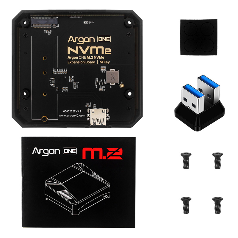 الأرجون واحد M.2 التوت بي 4 تو - مراجعة Argon One V3 M.2 Nvme Case وسعره