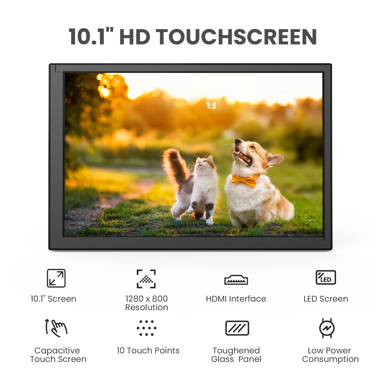 شاشة HDR 1280x800 IPS تعمل بال - مراجعة Raspberry Pi 10.1 Inch Capacitive Touch Screen Ips وسعره